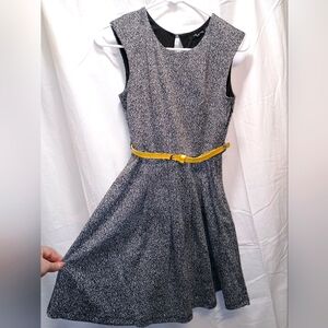S Ruby Rox cute dress w yellow belt